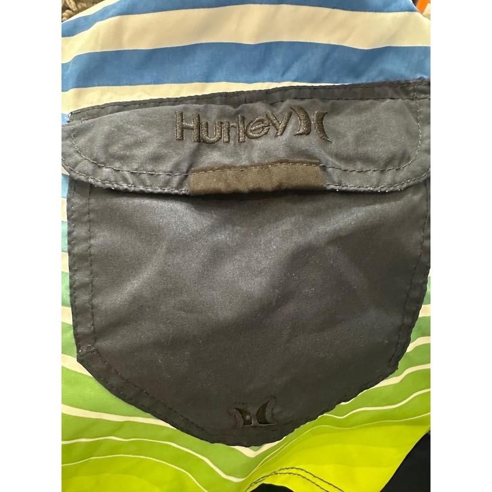 Hurley Board Shorts Mens 34 Multicolor Swim Trunks Vacation Surfing Beach Travel - Picture 5 of 5